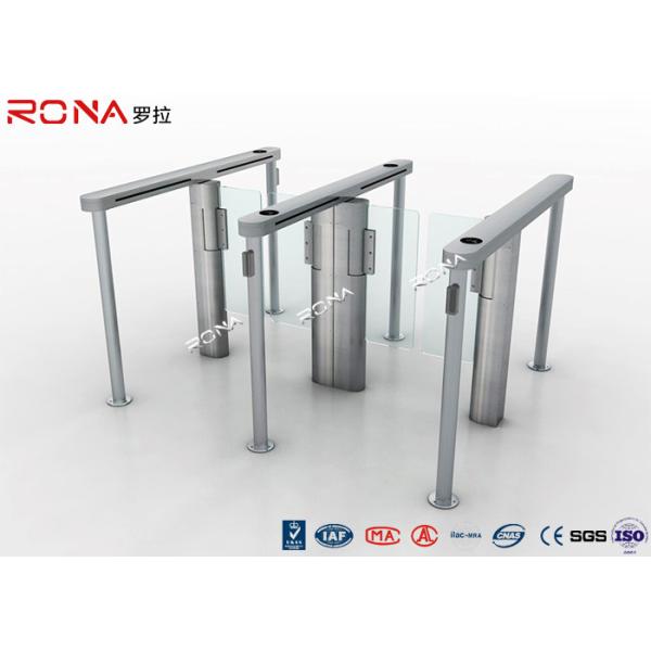 Pedestrain Control Fingerprint Automatic Swing Gates Turnstile Flexible Extendibility