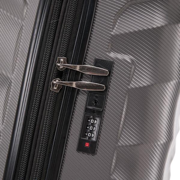 Flexible 3 Piece Luggage Set Hard Shell 45-105 Litres Capacity