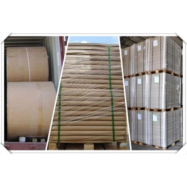 Laminated Duplex Paper Board Grey Back Book Binding Cover Board 0.49mm - 4mm