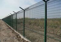 Линия столб 60*2mm Anping Yuanmai гальванизировала   и   покрытый силой периметр аэропорта ограждая высокий уровень безопасности