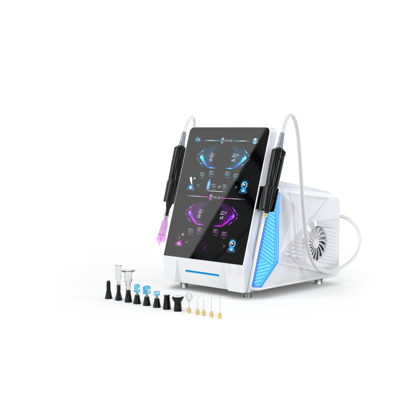 Portable 2 Handles Cold Plasma Machine For Hair Anti Loss Skin Rejuvenation