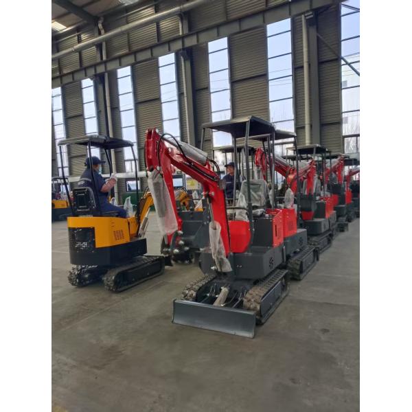 Compact Convenient 1.5 Ton Small Excavator Machine Crawler Farm Miniature Digger