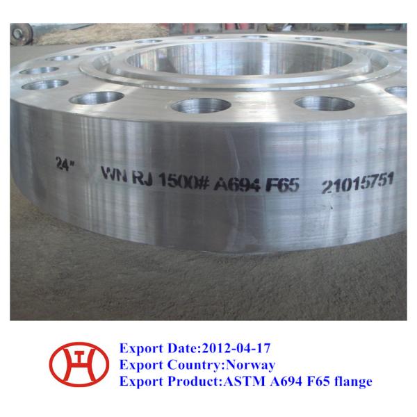 ASME B16.5 API 6A TYPE6B 6BX ASTM A694 F65 WN blind SO Flange