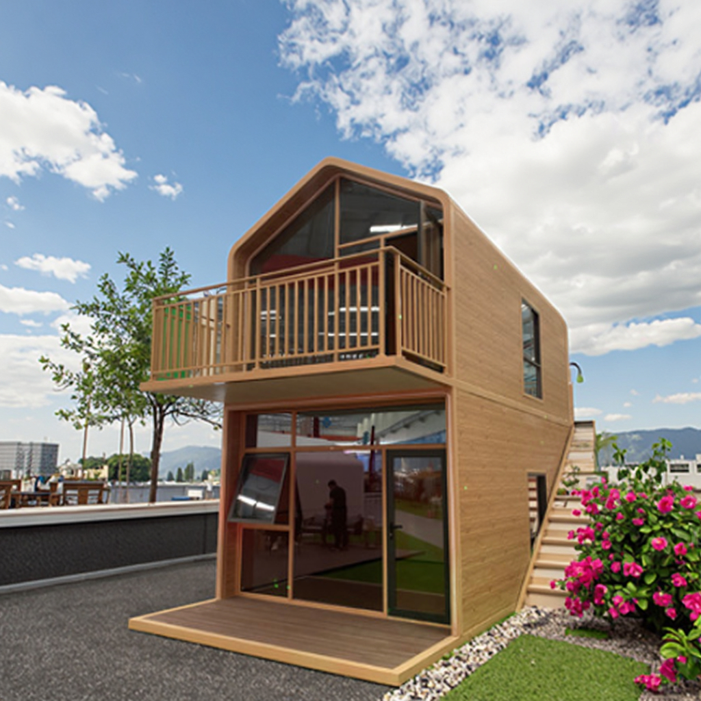 Modern Stylish Eco-Friendly Prefab Steel Frame Container House Design for Hotels with Multi-Purpose Use