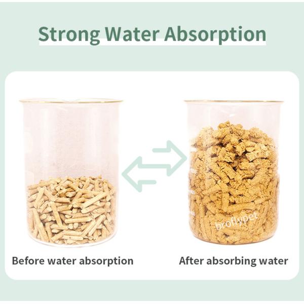Dust Free Deodorant Pine Wood Powder Cat Litter Natural Wood Pellets for Pet OEM/ODM