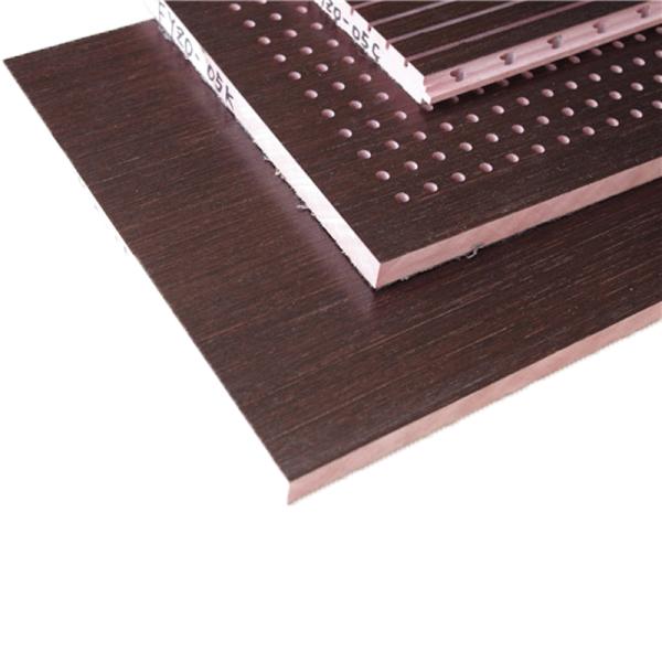 Панели стены акустических панелей ткани пефорированные звукоизоляционной плитой деревянные домой