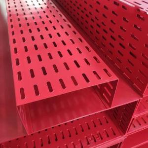 200x400mm Powder Coated Perforated Cable Tray 1.0-3.0mm espessura para organização de fio