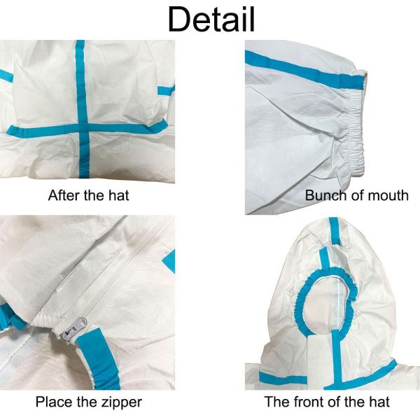 FAST SHIPPING STOCK Certified Sealing Process Disposable Protective Clothing