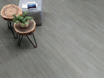 Gray Wooden Porcelain Tiles 200x1200mm White Body AAA Grade