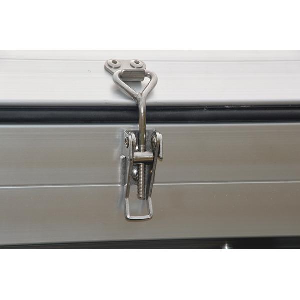 Top Rack Pure Aluminum Folding Air Spring Frame Roof Tent for 4x4 Cars Grey One Bedroom