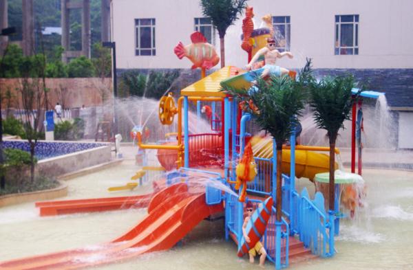 Water Park Equipments, Kids' Water Playground For 50 Riders 17.5 * 11 * 7m
