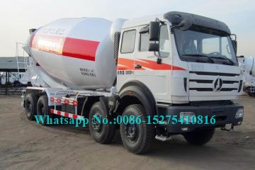 Beiben NG80B 2638P 8x4 40Ton 380hp 14 caminhão do misturador concreto de 16 18 cbm para o concreto do transporte