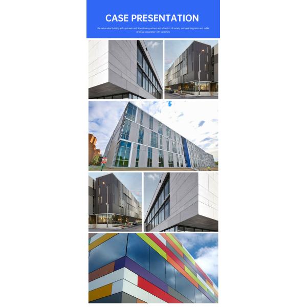 Project Solution Capability Graphic Fiber Cement Board for Cladding Wall Panel