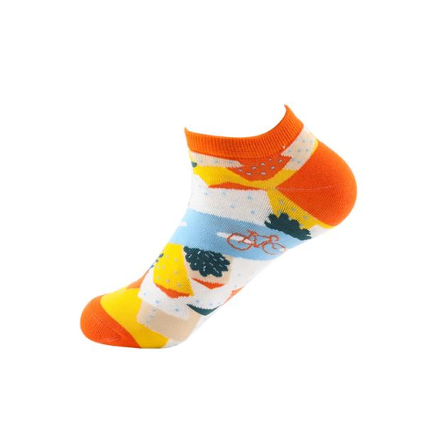 Premium Men Custom Made Sports Socks ,  Ankle Knitted Printed Sports Socks, Leisure Socks