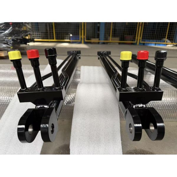 Hard Chrome Plated Telescopic Hydraulic Ram Cylinder For Construction Machinery