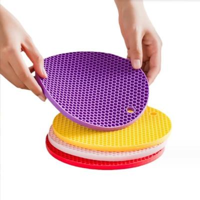 Silicone Drink Coaster Non-slip Pot Holder Table Placemat for Kitchen Accessories