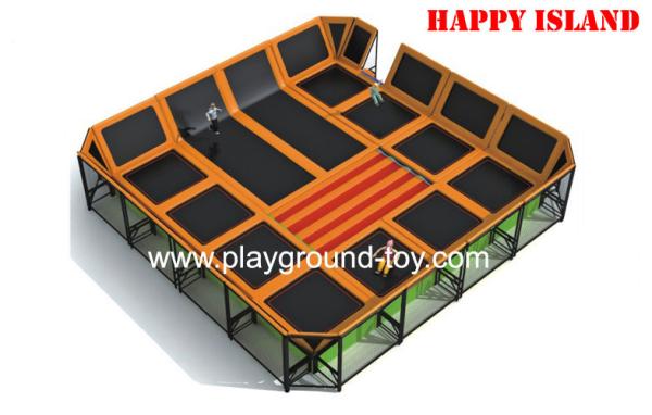 Attractive Design Large Trampolines For Kids Indoor And Outdoor RKQ-5123B