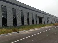 Armazém de aço da casa pré-fabricada robusta com porta de rolamento