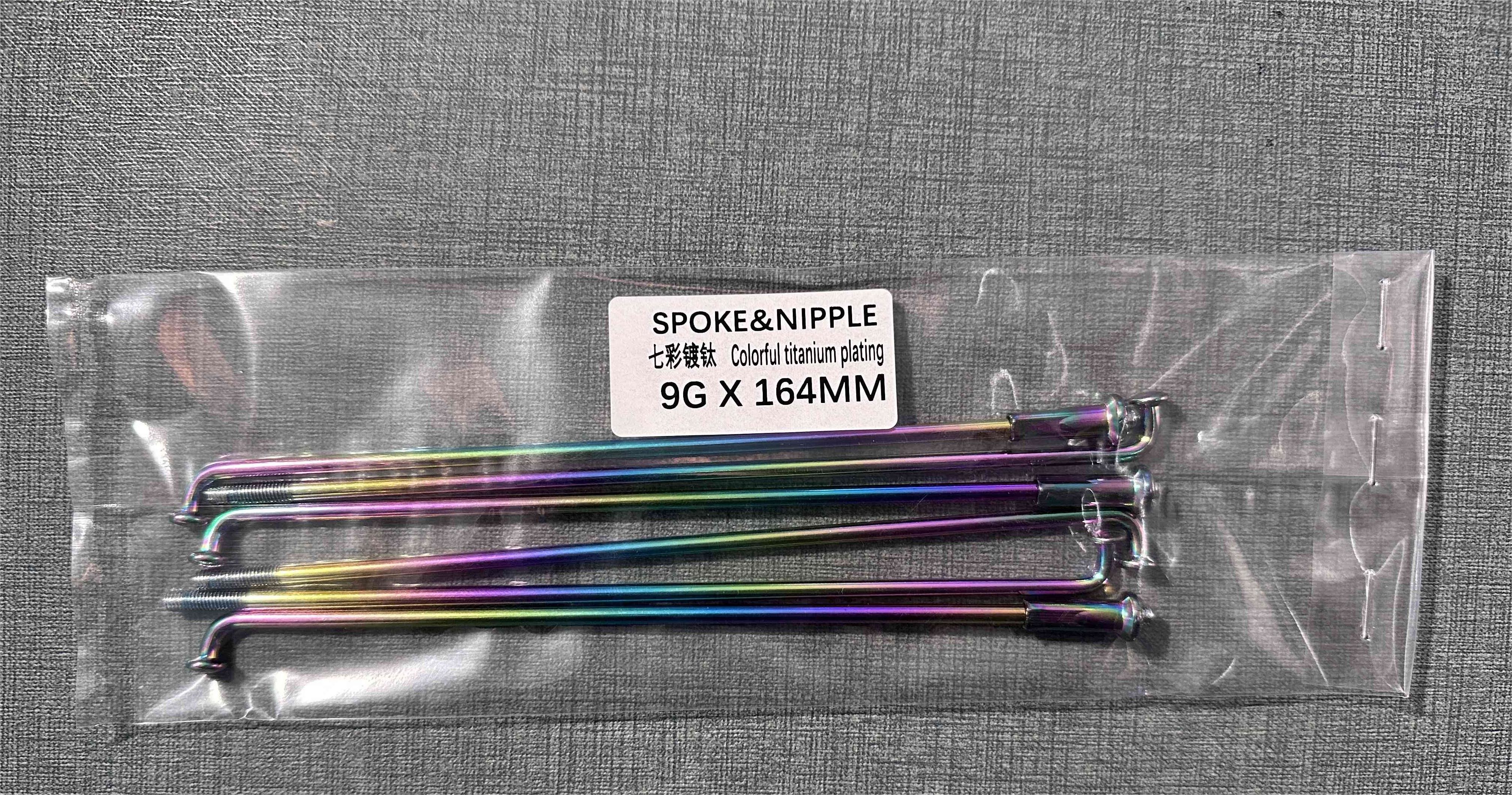 High Tensile Streng Motorcycle Spokes And Nipples Color Titan