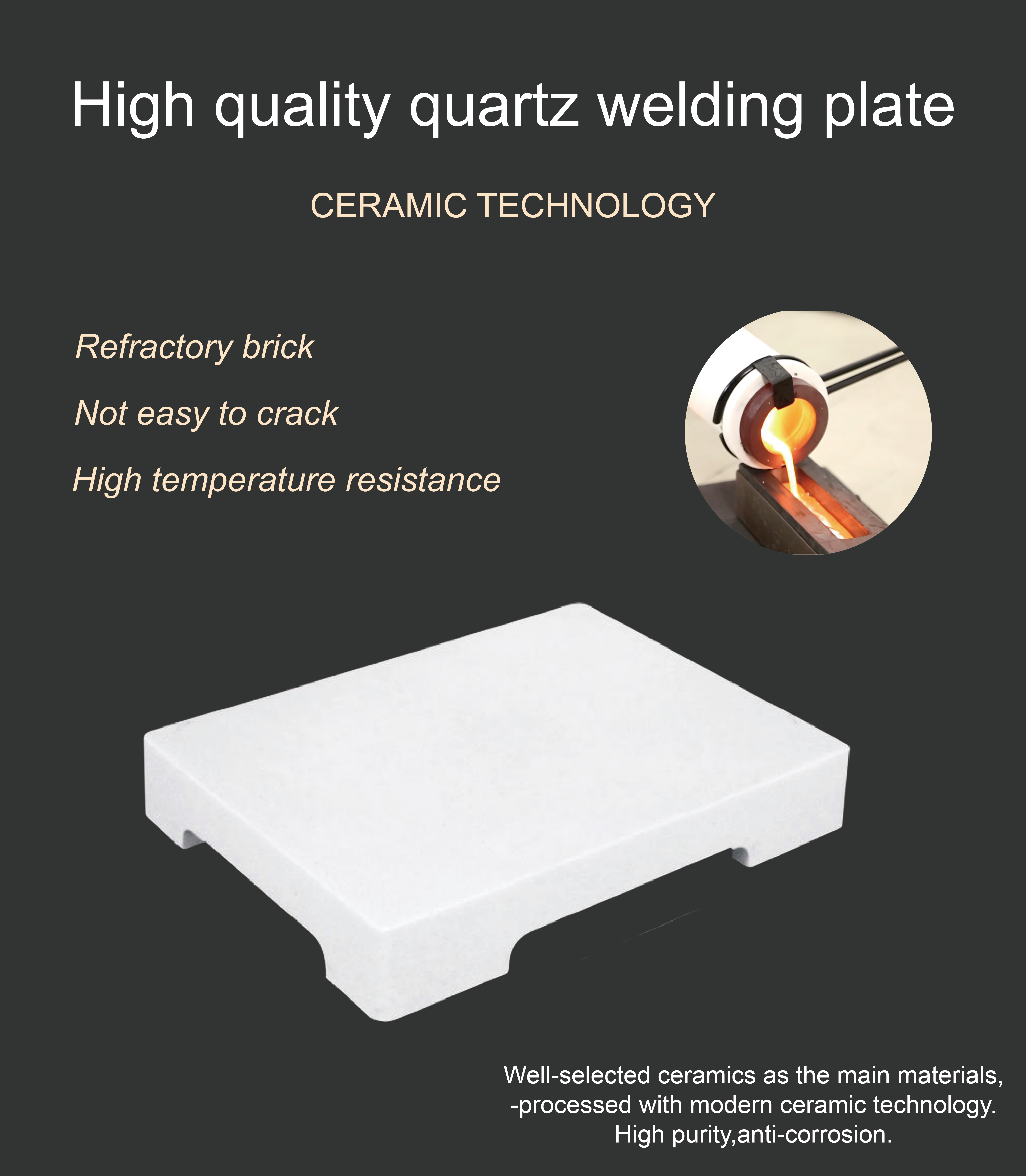 4-foot Ceramic Welding Plate