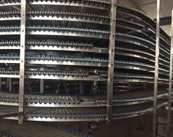 Burger bun cooler /Full automatic Spiral cooler Machine for Bread production Line ,Quick-freezing spiral machine