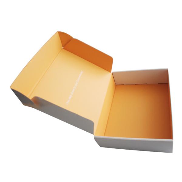 Luxury t Shirt Packaging Boxes Small Glossy Paper Package Custom Corrugated Fold Compartment Thick Paper Box Logo Print