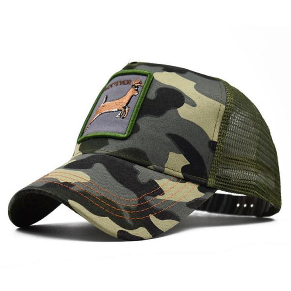 Vintage Animal Farm Mesh Trucker Caps Hats Cartoon Animals Embroidery Patch Wildlife Gorras Mesh Snapback Caps