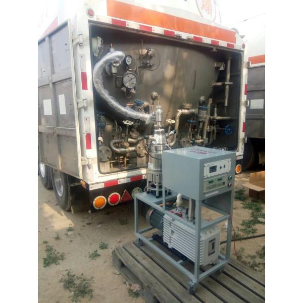 Vacío del cilindro de gas del aislamiento térmico del GASERO que detecta color del gris del equipo