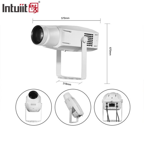 Casamento e Publicidade Projector Gobo de 400W para DJs e Planejadores