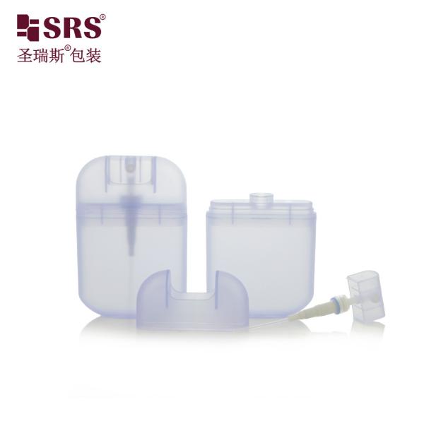 PWU006 Pocket-Sized PP Spray Bottles with Card Form Factor Bespoke Coloring 20-30ml Capacity