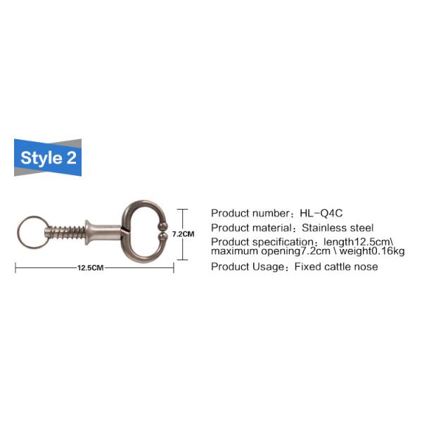 Запирающ Булл - поголовье держателя оборудует скотин нержавеющей стали плоскогубцев носа скотин