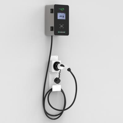 Anúncio publicitário fixado na parede da liga de alumínio do carregador de OCPP2.0 22KW EV