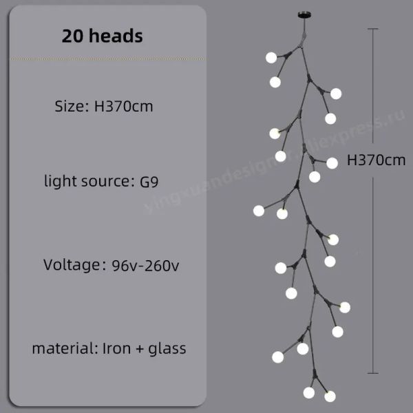 Staircase Hanging Lamps Attic Staircase Lighting Glass Pendant Light (WH-NC-150)