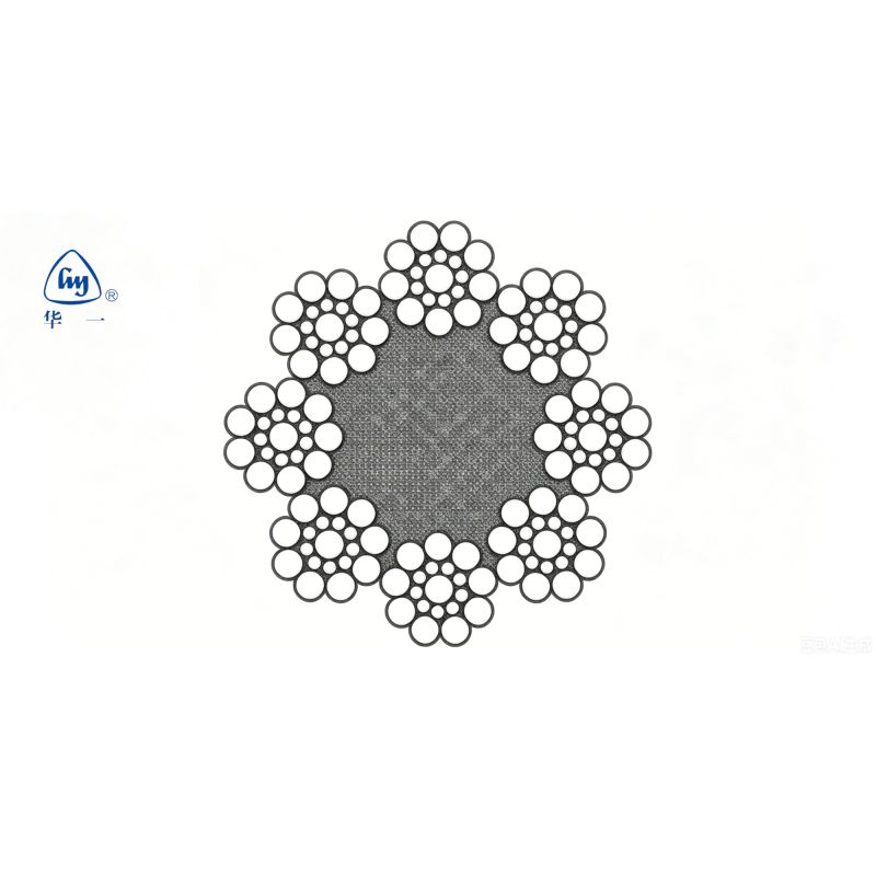 12 mm, 8×19S + FC Elevator Steel Rope with 19 Wires per Strand, Fiber Core Lubrication, and 1770N/mm² Tensile Strength