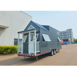 Prefabricated Steel Frame Mini House With Laminate Flooring 110/220V/240v Electrical