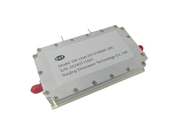 0.01~18GHz 80dB Amplificador de banda larga de alto ganho e baixo ruído para recepção e transmissão de sinais em sistemas de comunicação