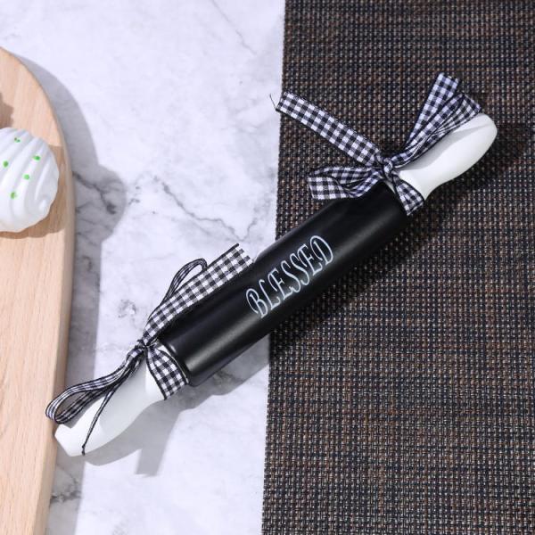 Sustainable Wood Mini Silk Screen Rolling Pin and Noodle Making Tools for Value Kitchen