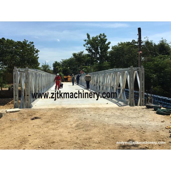 Bailey bridge , Compact 200，single lane  ,4.2m ,Heavy Loading,
