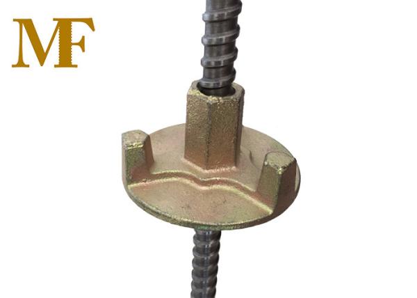 200kN Formwork System Accessories 16MM Golden Three Anchor Wing Nut