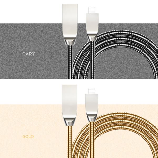 2.4A IPhone USB A to Lightning Cable 1m USB Data Transfer Cables Fast Charging