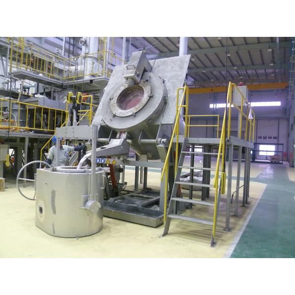 Forneau de stockage en aluminium à température nominale de 850 °C pour l'aluminium fondu avec une capacité de 1000 kg