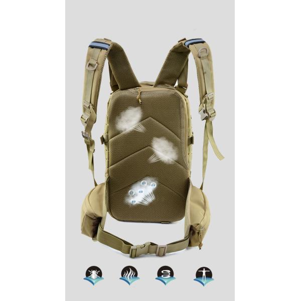 Хаки рюкзак Оксфорда TAN тактический сгущает располагаться лагерем 40L
