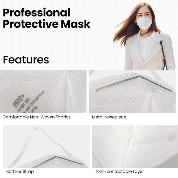 Anti Smog Disposable Carbon Filter Face Mask Public Area Wearing Reusable