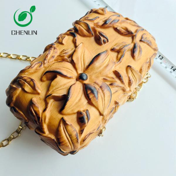 CHENLIN Spotless Luxury Wooden Clutch Bag Large Capacity SGS Approved