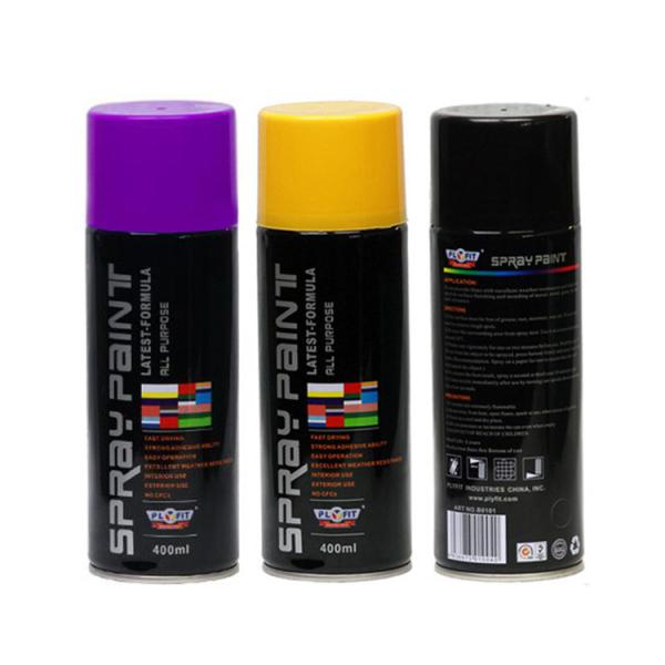 Pintura à pistola acrílica 400ml do aerossol dos grafittis de Plyfit metálica para a mobília do carro