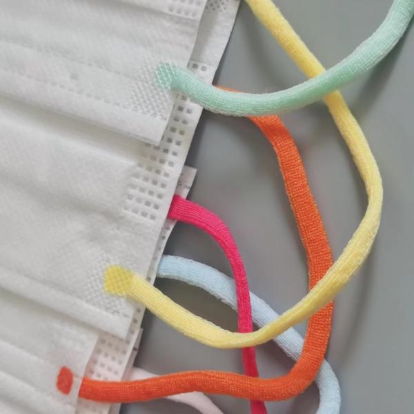 5mm Flat Soft Elastic Ear Loops Band Fluffy Face Mask Accessories 5mm 6mm