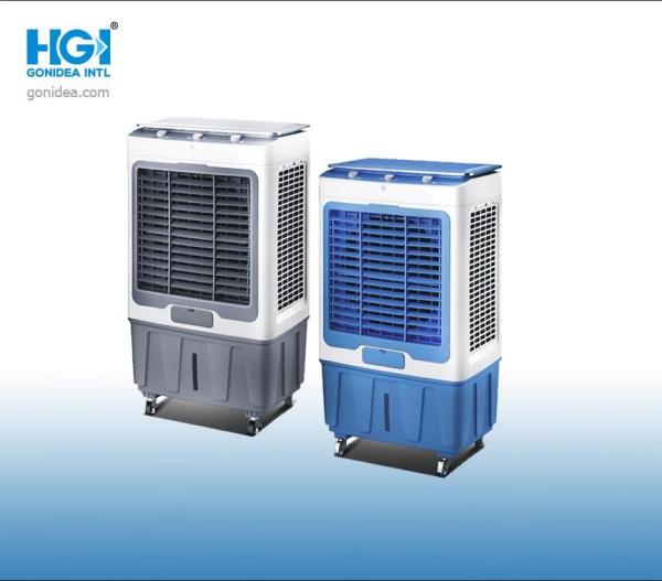 ventilador de refrigeração portátil do ar do refrigerador de ar de 290W 52Liter com tanque de água