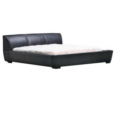 Multiscene Modern Queen Size Bed Leather Platform Anti Abrasion Practical
