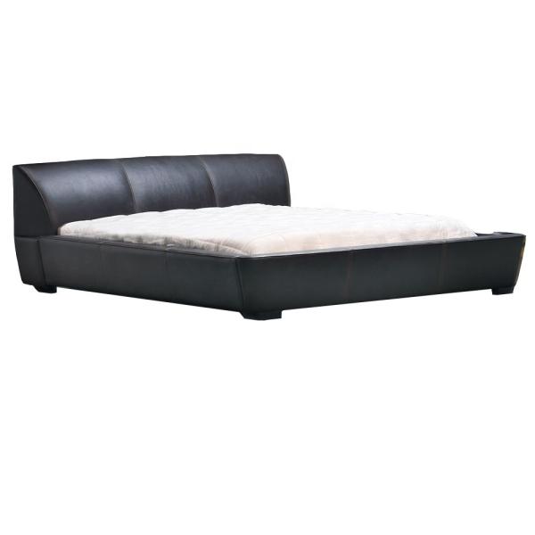 Multiscene Modern Queen Size Bed Leather Platform Anti Abrasion Practical