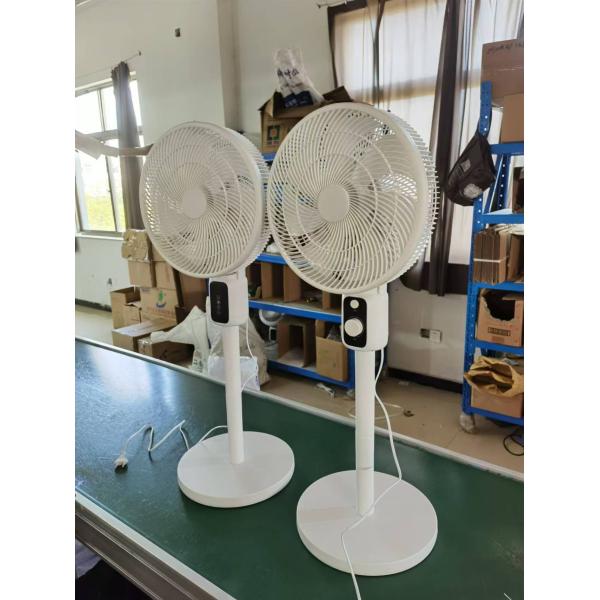 Automatic Shaking Head Circulation Fan 12 inch LED Display Vertical Floor Cooling Fan